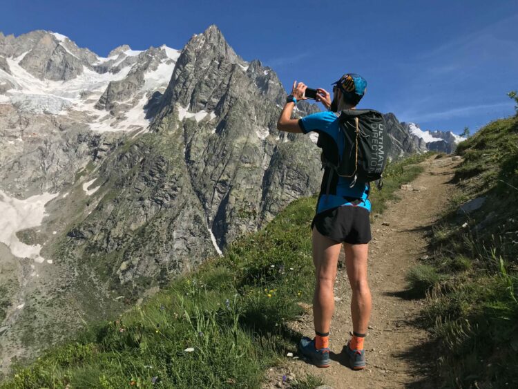 Xabi fotografiert den Mont Blanc (italienische Seite)
